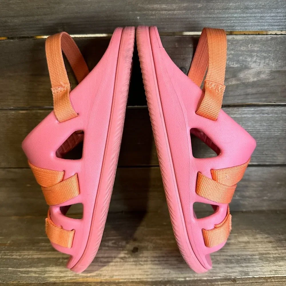 Childrens Kids Chaco Chillo Pink‎ Sport Comfort Outdoor Sandals Slides Size 3 Y